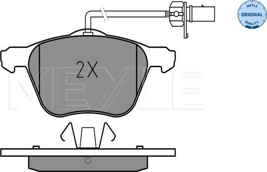 Meyle 025 232 6920/W - Σετ τακάκια, δισκόφρενα www.parts5.com