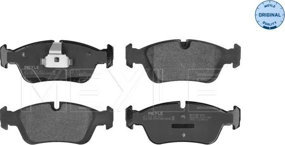 Meyle 025 232 8717 - Brake Pad Set, disc brake www.parts5.com