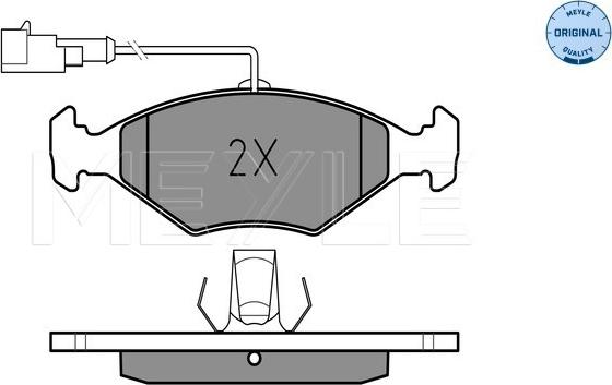 Meyle 025 232 2018/W - Set placute frana,frana disc www.parts5.com