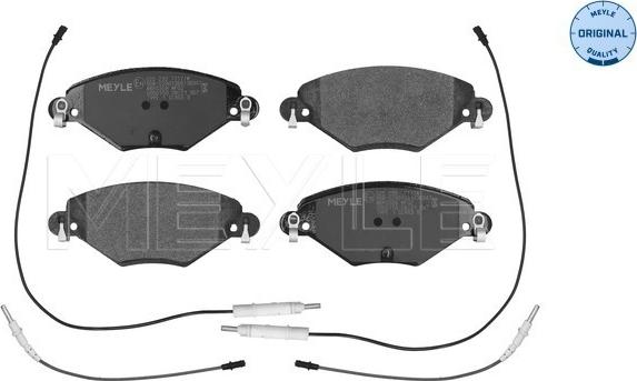 Meyle 025 232 7717/W - Set placute frana,frana disc www.parts5.com