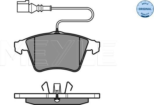 Meyle 025 237 4919/W - Sada brzdových destiček, kotoučová brzda www.parts5.com