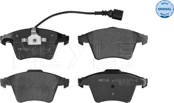 Meyle 025 237 4618/W - Komplet pločica, disk-kočnica www.parts5.com