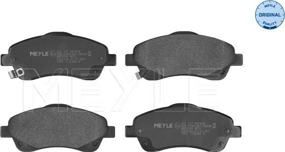 Meyle 025 237 6819/W - Komplet kočnih obloga, disk kočnica www.parts5.com