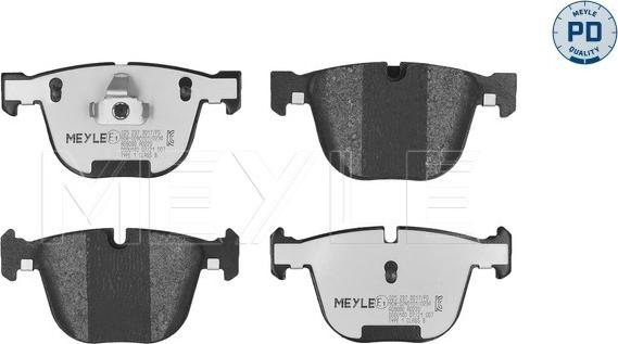 Meyle 025 237 3017/PD - Set placute frana,frana disc www.parts5.com