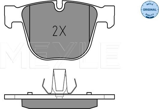 Meyle 025 237 3017 - Set placute frana,frana disc www.parts5.com