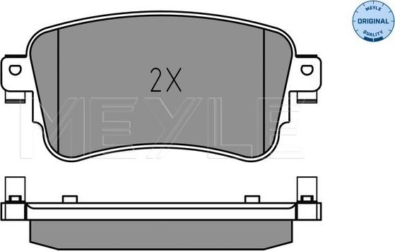 Meyle 025 225 8818 - Set placute frana,frana disc www.parts5.com