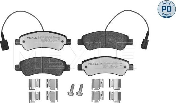 Meyle 025 220 4119/PD - Set placute frana,frana disc www.parts5.com