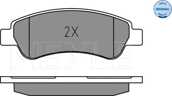 Meyle 025 220 4119 - Brake Pad Set, disc brake www.parts5.com