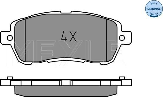 Meyle 025 221 9117 - Set placute frana,frana disc www.parts5.com