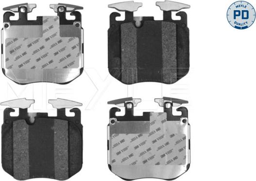 Meyle 025 223 9220/PD - Brake Pad Set, disc brake www.parts5.com