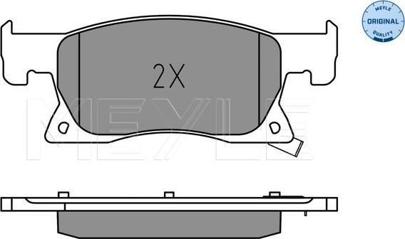 Meyle 025 223 4220 - Brake Pad Set, disc brake www.parts5.com