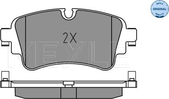 Meyle 025 223 0817 - Brake Pad Set, disc brake www.parts5.com