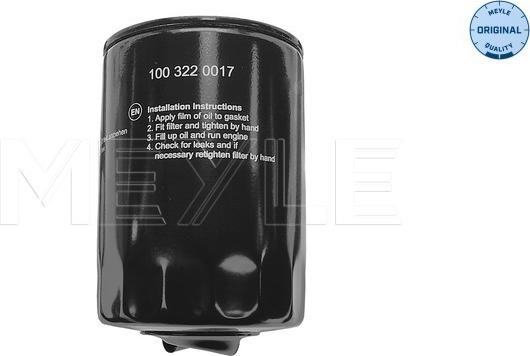 Meyle 100 322 0017 - Ölfilter www.parts5.com