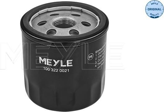 Meyle 100 322 0021 - Filtro de aceite www.parts5.com
