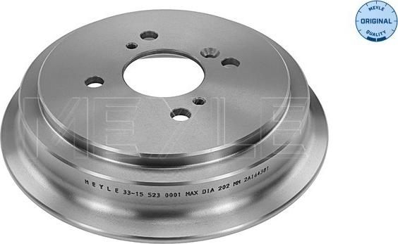 Meyle 33-15 523 0001 - Brake Drum www.parts5.com