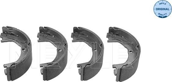 Meyle 214 533 0000 - Brake Shoe Set, parking brake www.parts5.com