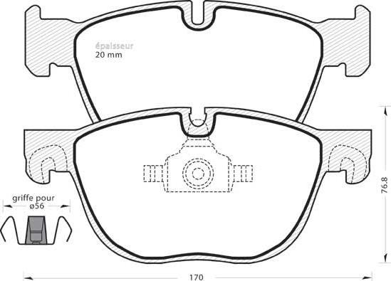 TRW GDB1726BTE - Brake Pad Set, disc brake www.parts5.com