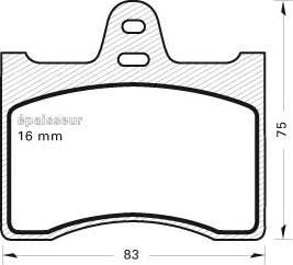 Remsa 0088.00 - Brake Pad Set, disc brake www.parts5.com