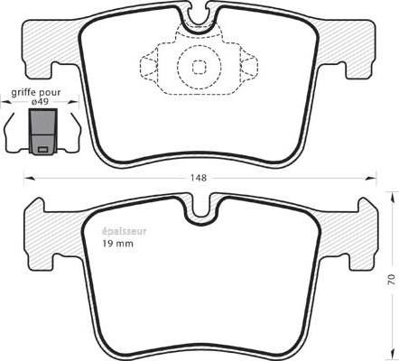 TRW GDB1942BTE - Σετ τακάκια, δισκόφρενα www.parts5.com