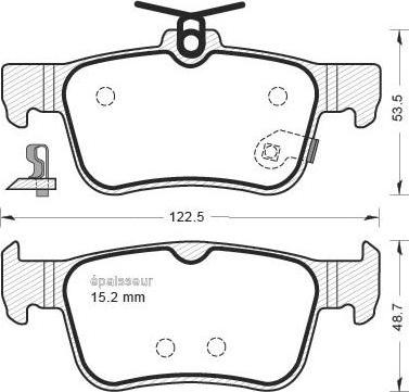 HONDA (DONGFENG) 43022-TEA-H02 - Jarrupala, levyjarru www.parts5.com