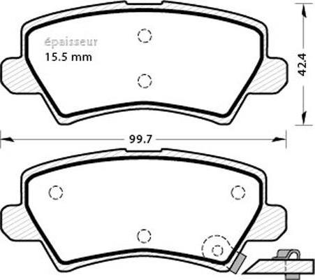 TRW GDB2248 - Set placute frana,frana disc www.parts5.com