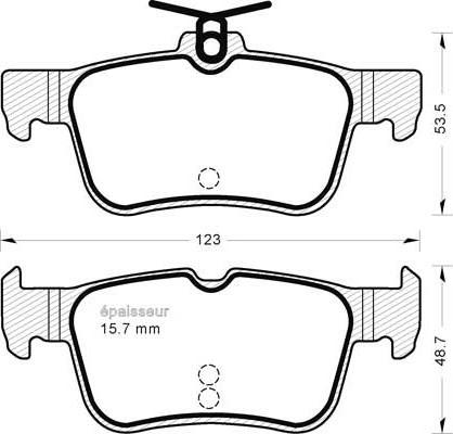 Valeo 302430 - Set placute frana,frana disc www.parts5.com