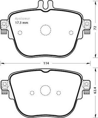 Mercedes-Benz 000 420 79 03 - Set placute frana,frana disc www.parts5.com