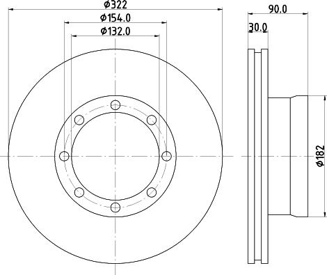 SBP 02-VO004 - Brake Disc www.parts5.com