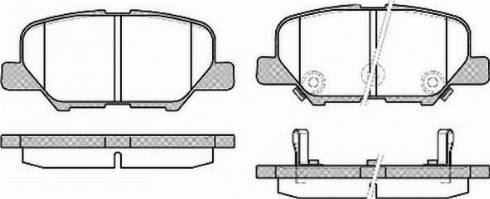 Mitsubishi 4605A998 - Juego de pastillas de freno www.parts5.com