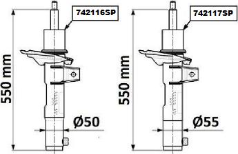 Monroe 742116SP - Αμορτισέρ www.parts5.com