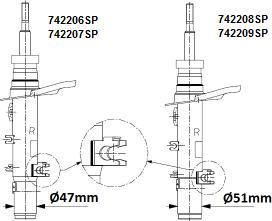 Monroe 742206SP - Αμορτισέρ www.parts5.com