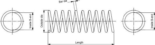 Monroe SE0093 - Coil Spring www.parts5.com