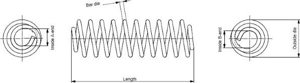 Monroe SP0142 - Arc spiral www.parts5.com