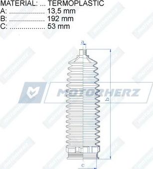 Motorherz RDZ0568MG - Fuelle, dirección www.parts5.com