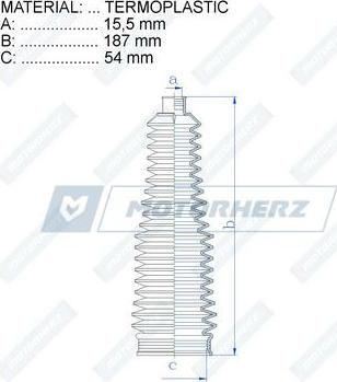 Motorherz RDZ0571MG - Manžetna, upravljanje www.parts5.com