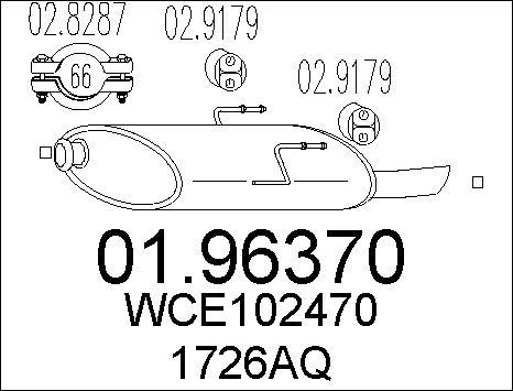 MTS 01.96370 - Глушитель выхлопных газов, конечный www.parts5.com