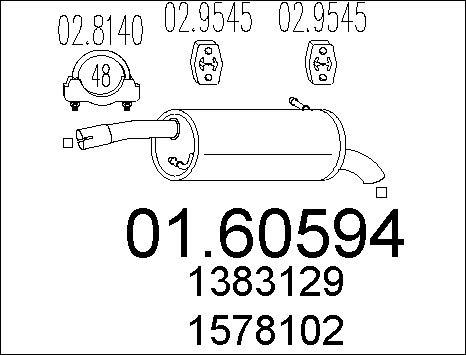 MTS 01.60594 - Lõppsummuti www.parts5.com