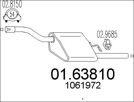 MTS 01.63810 - Глушитель выхлопных газов, конечный www.parts5.com