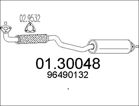 MTS 01.30048 - Предно гърне www.parts5.com