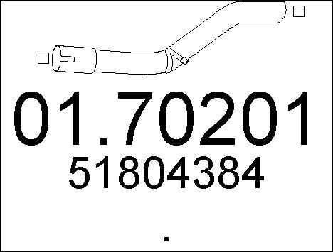 MTS 01.70201 - Exhaust Pipe www.parts5.com