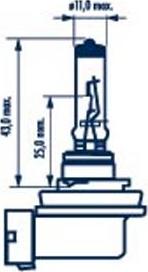 Narva 480763000 - Polttimo, kaukovalo www.parts5.com