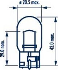 Narva 176323000 - Hõõgpirn, Suunatuli www.parts5.com