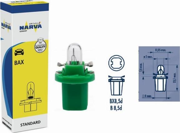 Narva 170573000 - Bulb, instrument lighting www.parts5.com