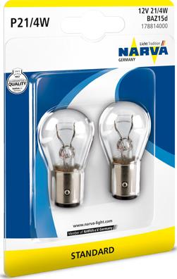 Narva 178814000 - Bec, lampa frana / lampa spate www.parts5.com