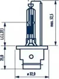 Narva 84006 - Bec, far faza lunga www.parts5.com