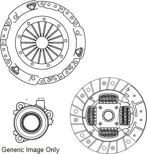 NATIONAL CK9957-45 - Kit de embrague www.parts5.com