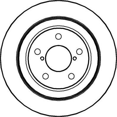 Delphi BG2826 - Disc frana www.parts5.com