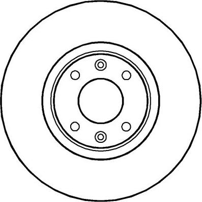 KRAFT AUTOMOTIVE 6045995 - Brake Disc www.parts5.com