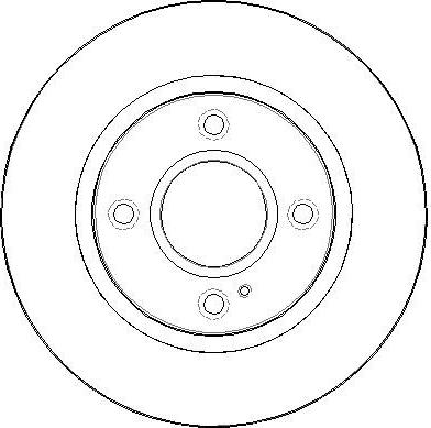 Delphi BG4254C - Brzdový kotouč www.parts5.com