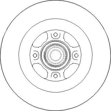 GSP 9225041K - Tarcza hamulcowa www.parts5.com